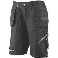 Scruffs Trade Flex Womens Holster Work Shorts Black Size 8 (708RT)