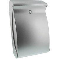 Burg-Wachter Swing Post Box Silver Painted Finish (708TY)