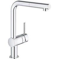 Grohe Minta 31861000 Pull-Out Spray Mono Mixer Chrome (708VY)