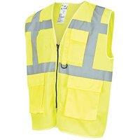 Site Ruckwood Hi-Vis Waistcoat Yellow 2X Large / 3X Large 52" Chest (708XR)