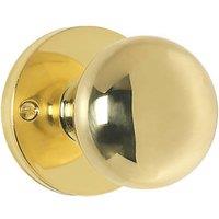 Carlisle Brass Mushroom Mortice Knob 61mm Pair Polished Brass (70939)