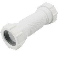 Flomasta Flexible Compression Waste Pipe White 32-36mm x 157-242mm (709JN)