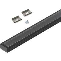 VEW Aluminium Slim Profile Kit Black 1m (709TW)