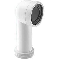 McAlpine Rigid 90 Angled Toilet Pan Connector White 200-300mm (7102P)