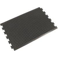 COBA Bubblemat Anti-Fatigue Floor Middle Mat Black 0.9m x 0.6m x 14mm (710FV)
