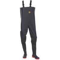 Amblers Danube Size 10.5 Black Safety Chest Waders (710XJ)