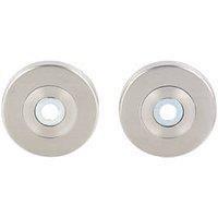 Eurospec Pull Handle Roses Satin Stainless Steel 52mm 2 Pack (7111J)