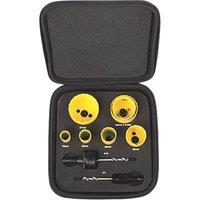 Starrett KFC07021 7-Saw Multi-Material Plumbers Holesaw Set (7115P)
