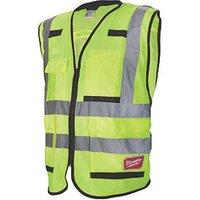 Milwaukee Premium Hi-Vis Vest Yellow 2X Large / 3X Large 46" Chest (712GC)