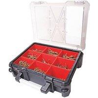 Screw-Tite 2 1200 Pcs PZ Double-Countersunk Wood Screws Mixed Sizes Plastic Case Trade Pack