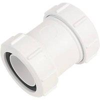 McAlpine T28M Straight Connector White 40mm x 40mm (71314)