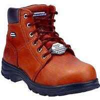 Skechers Workshire Size 7 Brown Steel Toe Cap Safety Boots (713JV)