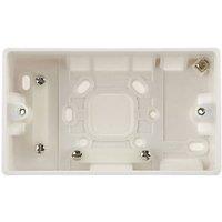 British General 2-Gang Surface Pattress Box 47mm (714HT)