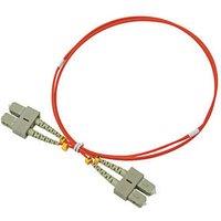 Labgear Duplex Multi Mode Orange SC- SC OM2 LSZH Fibre Optic Cable 1m (714KM)