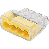 Ideal 32A 4-Way Push-Wire Connectors 100 Pack (71502)
