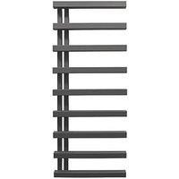 Towelrads 1245mm x 500mm 1873BTU Anthracite Flat Designer Towel Radiator (715RY)