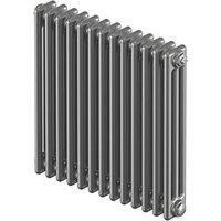 Acova 600mm x 628mm 2701BTU Silver Horizontal 3 Column Radiator (71601)