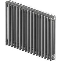 Acova 600mm x 812mm 3532BTU Silver Horizontal 3 Column Radiator (71625)