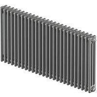 Acova 600mm x 1226mm 5403BTU Silver Horizontal 3 Column Radiator (71632)