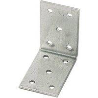 Sabrefix Heavy Duty Angle Brackets Galvanised 40mm x 60mm 25 Pack (71671)
