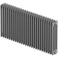 Acova 600mm x 1226mm 7079BTU Silver Horizontal 4 Column Radiator (71679)