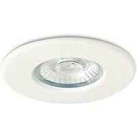 Collingwood H2 Lite 500 Fixed Fire Rated LED Downlight Matt White 5W 500lm (716KR)