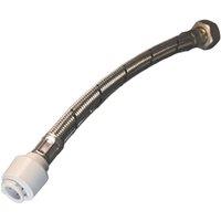 FloFit Push-Fit Flexi Hose 15mm x 3/4" x 300mm (716VF)