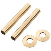 Arroll Pipe Shroud Kit Antique Brass 18mm x 130mm 2 Pack (7176G)