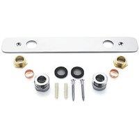 Highlife Bathrooms Shower Fixing Plate Chrome (717HL)