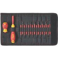 Wiha SlimVario VDE Screwdrivers with Bits 19 Piece Set (717JG)