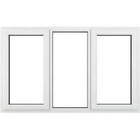 Crystal Left & Right-Hand Opening Clear Double-Glazed Casement White uPVC Window 1770mm x 1190mm (717JP)