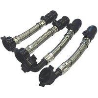 Salamander Pumps 15mm x 3/4" Angled & Straight Anti-Vibration Couplers 4 Pcs (7182P)