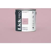 LickPro Max+ 2.5Ltr Pink 11 Eggshell Emulsion Paint (718JY)