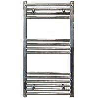Towelrads 800mm x 600mm 897BTU Chrome Flat Towel Radiator (718RY)