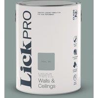 LickPro 5Ltr Teal 01 Vinyl Matt Emulsion Paint (718TM)
