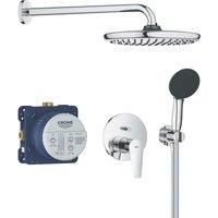 Grohe Start Edge HP Rear-Fed Concealed Chrome Thermostatic Shower System (719YX)