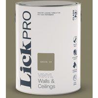 LickPro 5Ltr Green 19 Vinyl Matt Emulsion Paint (720TM)