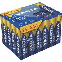 Varta Longlife Power AAA 1.5V Alkaline Batteries 24 Pack (720YW)