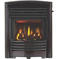 Valor Petrus Black Switch Control Inset Gas Fire 518mm x 186mm x 636mm (7218F)