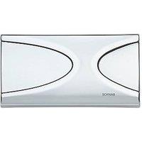 Fluidmaster Schwab Targa 227719 Dual-Flush Flushing Plate Gloss Chrome (7218X)