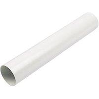FloPlast Round Downpipes White 68mm x 2.5m 6 Pack (72260)