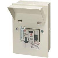 Wylex 4-Module 1-Way Populated Shower Consumer Unit (722JK)