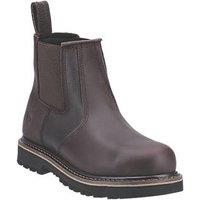 Amblers AS231 Size 6 Brown Waterproof Steel Toe Cap Safety Dealer Boots (722JT)