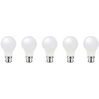 LAP B22 A60 LED Light Bulb 806lm 7.3W 5 Pack (722PP)