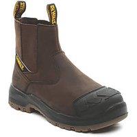 DeWalt East Haven Size 10 Brown Water-Resistant Steel Toe Cap Safety Dealer Boots (722PT)