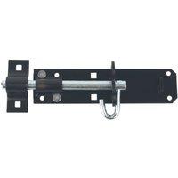 GateMate Brenton Padbolt Black and Silver 205mm (722YV)