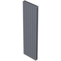 Flomasta 1800mm x 578mm 6007BTU Silver Vertical Designer Radiator (7234D)