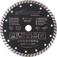 Evolution RAGEBLADE185DIAMOND Masonry Diamond Turbo Blade 185mm x 20mm (723GP)