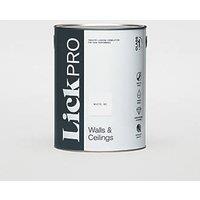 LickPro Max+ 5Ltr White 02 Matt Emulsion Paint (723JY)