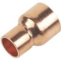 Flomasta Copper End Feed Reducing Couplers 15mm x 10mm 10 Pack (72495)